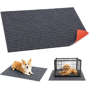 47"x32" Dog Crate Mat, Waterproof Non-Slip Washable Kennel Floor Protector in Saudi Arabia