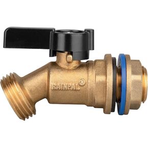 RAINPAL RBS005 Brass Water Container/Rain Barrel Quarter Turn Spigot(LF Compliant, for Open TOP Barrels) in Saudi Arabia