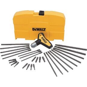 DEWALT Hex Key Wrench Set, Ratcheting. T-Handle Set, 31-Piece (DWHT70265) in Kuwait