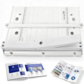 13.78"Foldable Manual Paper Creaser,Creasing Machine with Positioning Block in Kuwait