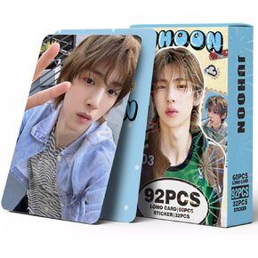 KPOPBTS CORTIS 60 PCS Photocards with 32 PCS Sticker Kpop Gift Card for COER Boys and Girls (JUHOON) in Kuwait