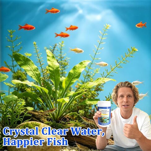 Fish Tank Water Purification Tablets - Clarify Water (1) in Kuwait