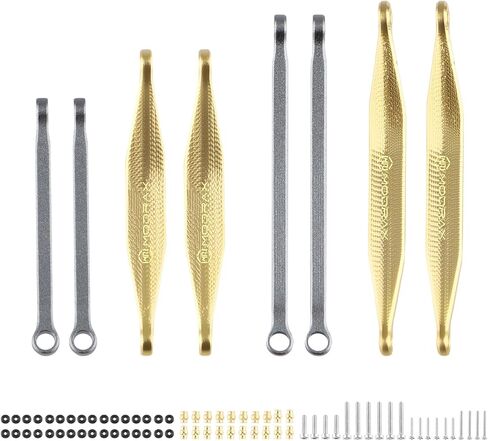 LCG Weights Chassis Links for SCX30, Brass & Titanium in Kuwait