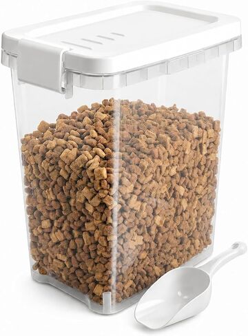 5-10 Lbs Airtight Cat Dog Food Storage Container, 8QT Compact Pet Food Bin in Saudi Arabia