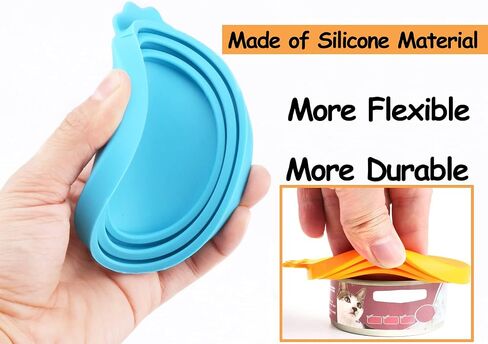 Pet Food Can Covers-Comtim 3 Pack Silicone Can Lids Caps for Dog Cat Wet Food,Universal Size Fit Most Standard Size Canned Dog and Cat Food in Saudi Arabia