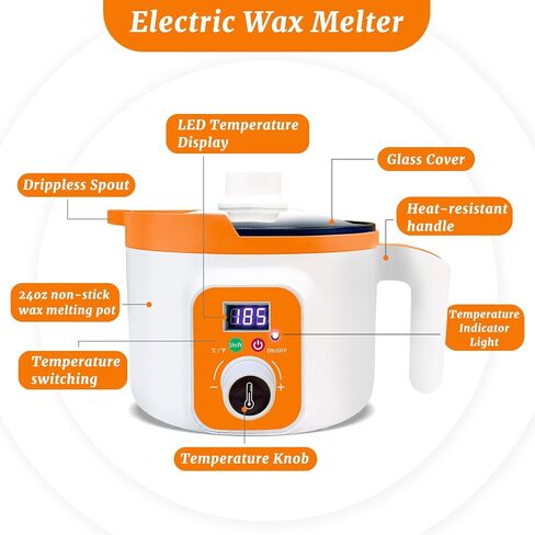Ksedcon Digital Wax Melter for Candle Making Temp Controlled in Saudi Arabia