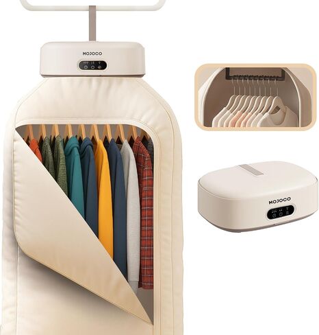 Mojoco Electric Portable Clothes Dryer - 600W Mini Clothes Dryer for Apartment, Dorm, RV - Quick and Easy to Use Mini Portable Dryer Machine with Dryer Bag for Light Clothes, Underwear, Baby Clothes in Kuwait