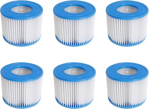 Volca Spares Hot Tub Filter Cartridge Size VI for Bestway, Lay-Z-Spa, Coleman SaluSpa 90352E 58323, 6 Pack in Saudi Arabia
