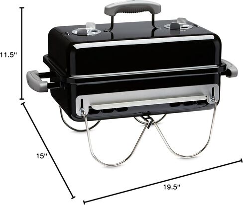 Weber Go-Anywhere Charcoal Grill, Black in Saudi Arabia