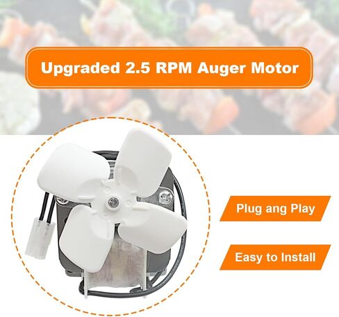 Replacement Auger Motor for Pit Boss Grill Models,Compatible with All Pit Boss Pellet Grill and Camp Camp Pellet Grill in Kuwait