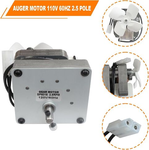 Replacement Auger Motor for Pit Boss Grill Models,Compatible with All Pit Boss Pellet Grill and Camp Camp Pellet Grill in Kuwait