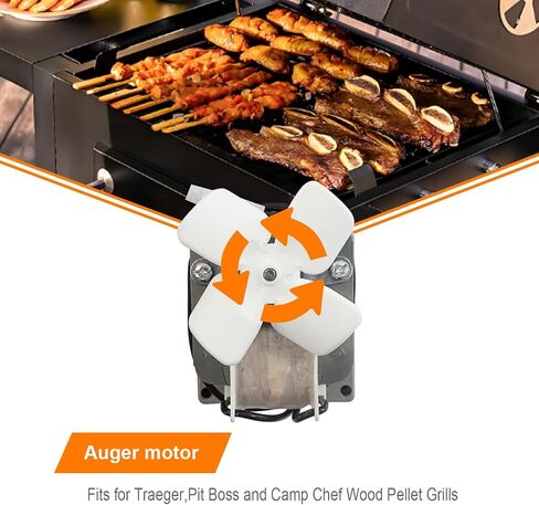Replacement Auger Motor for Pit Boss Grill Models,Compatible with All Pit Boss Pellet Grill and Camp Camp Pellet Grill in Kuwait