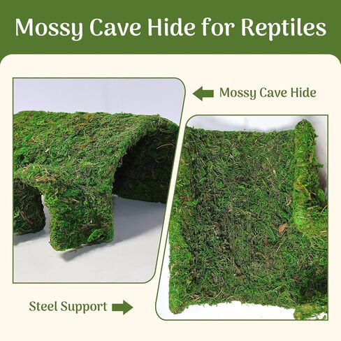 Reptile Tunnel Cave Hide, Handmade Shelter for Gecko Snake, Tunnel Hide in Saudi Arabia