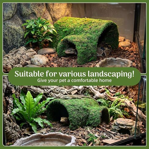 Reptile Tunnel Cave Hide, Handmade Shelter for Gecko Snake, Tunnel Hide in Saudi Arabia