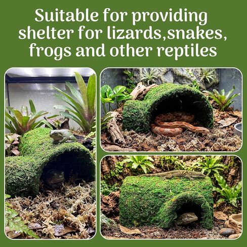 Reptile Tunnel Cave Hide, Handmade Shelter for Gecko Snake, Tunnel Hide in Saudi Arabia