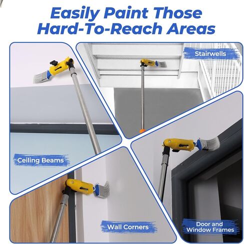 Upgraded Locking Design Multi-Angle Paint Brush Extender Holder in Saudi Arabia