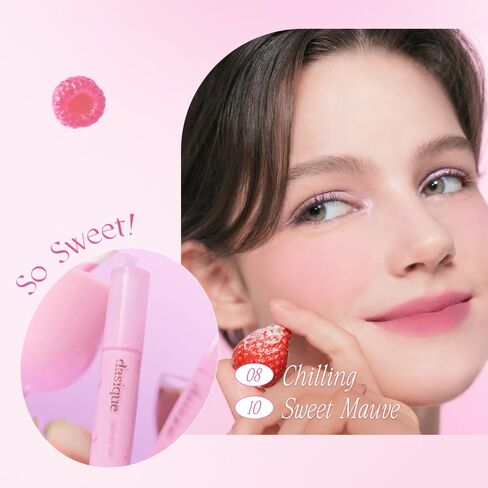 Dasique Water Blur Tint #03 Peach Ade I نباتي، لم يتم الإساءة إلى الحيوانات لتصنيعه، غير لزج، غير دهني، تركيبة مائية تتحول إلى لمسة نهائية حريرية in Kuwait