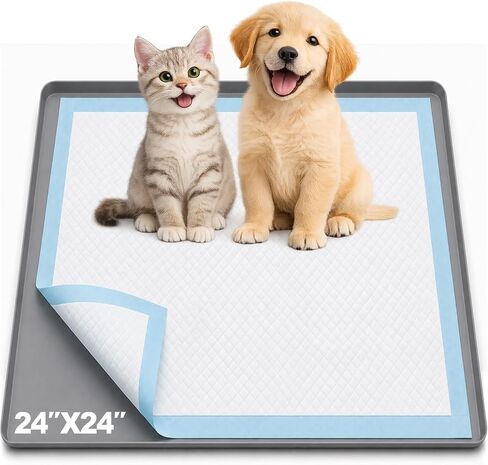 Dog Pee Pad Holder, Portable Leak-Proof Silicone Tray for Indoor Training in Saudi Arabia