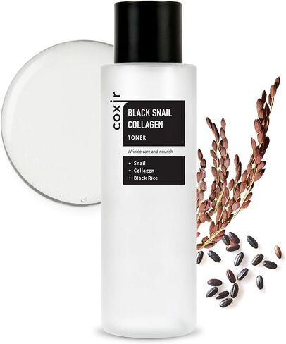 Coxir Black Snail Collagen Toner 150ml / 5.07 fl.oz. - Firming and Lifting skin in Saudi Arabia