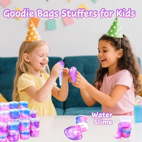 36 Packs Unicorn Slime Kit, Unicorn Party Favors for Kids, Pretty Stretchy & Non-Sticky Galaxy Slime Pack, Slime Party Favors for Girls & Boys Goodie Bag Stuffers in Saudi Arabia