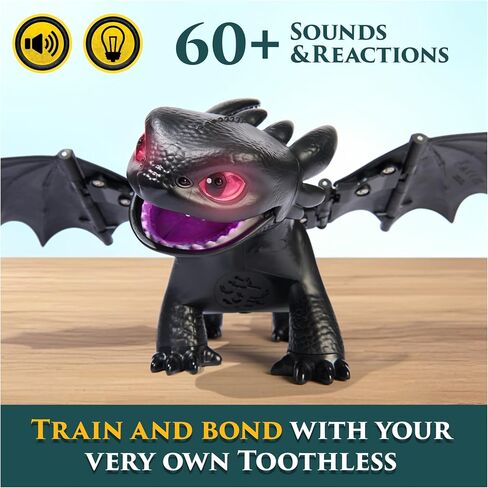 Dreamworks Dragons Tame & Train Interactive Toothless Toy in Saudi Arabia