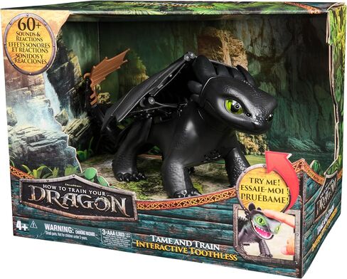 Dreamworks Dragons Tame & Train Interactive Toothless Toy in Saudi Arabia