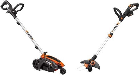 Worx Edger & Trimmer Lawn Tool Bundle - Electric Edger (12 Amp, 7.5") + Cordless String Trimmer/Edger (20V, 12") in Kuwait