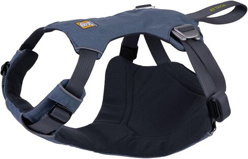 Ruffwear، حزام أمان للكلاب، حزام أمان للسيارة مصنف القوة مع مرفق حزام أمان عالمي، أزرق داكن، متوسط in Kuwait