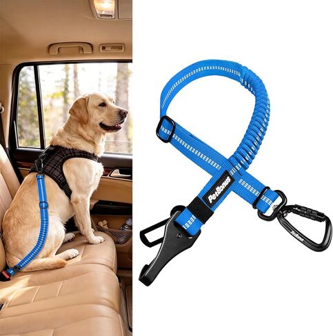 PetBonus 2 Pack Dog Seat Belt for Car, Durable Dog Car Harness for Vehicle in Saudi Arabia