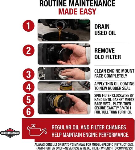 Briggs & Stratton 842921 Oil Filter for BIG BLOCK Engines in Kuwait