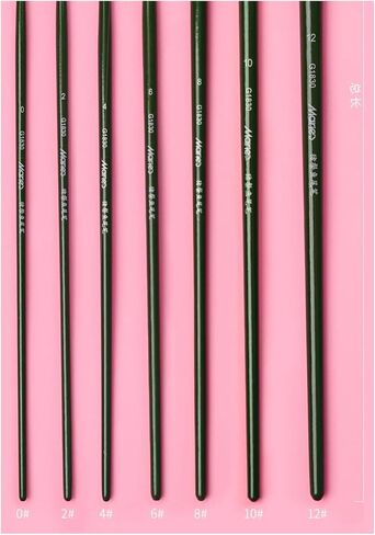 Bristle Fan Pen Fish Tail Fan Brush Watercolor Acrylic Oil Painting Brush Art Painting Supplies 7 Pc in Saudi Arabia