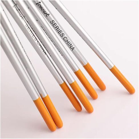 12models Imported Nylon Long Tail Line Brush Very Fine Cartoon Art Line Outline Detail Pen Digital Birch Watercolor Painting Pen in Saudi Arabia