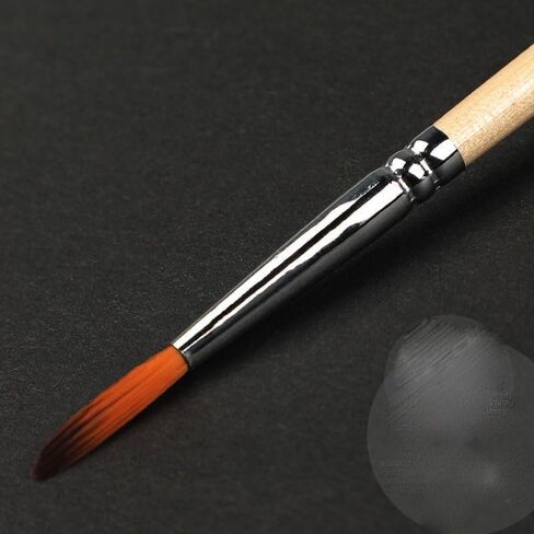 10 Nylon Hair Line Drawing Brush Stroke Oil Painting Pigment Acrylic Gouache Watercolor Long Pole Pen in Kuwait
