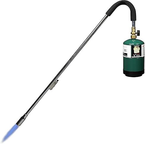 KOMAN Weed torch Propane Burner,35" long arm,Fuel by 1LB Propane Gas Cylinder/5-40LB Propane Tank,self ignition,for Roofing,Weeding,Campfire Starting(Output 24000BTU, Propane not included) in Saudi Arabia