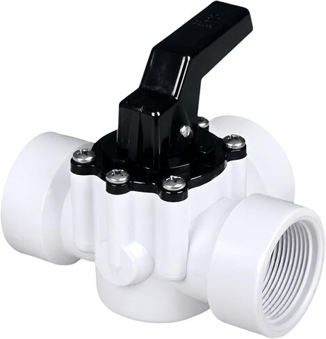 Fibropool Swimming Pool Diverter Valve - 1 1/2 Inch Female Threaded - 3 Way - Replacement Valve for Pools and Spas in Kuwait
