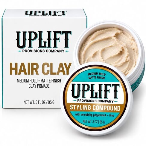 Uplift Provisions Company Styling Compound with Peppermint + Lime, 3 Ounce in Saudi Arabia
