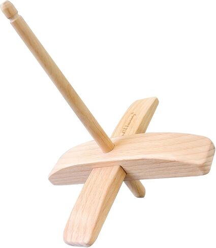 HAND U JOURNEY Turkish Drop Spindle, Beechwood, 5.7" Shaft in Saudi Arabia