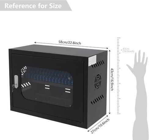 Charging Cabinet 20 Device Charging Station Lockable Steel Cabinet for in Kuwait