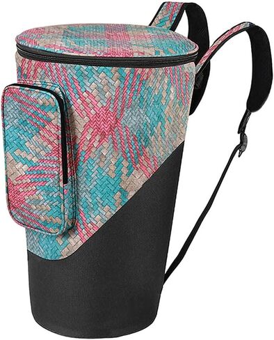 Miwayer Djembe Bag African Drum Case Deluxe Padded Sturdy Shoulders Straps Thicken Waterproof Shockproof Dustproof Only Suitable 8/10/12/13/14'' African Drum (10in, Blue) in Kuwait
