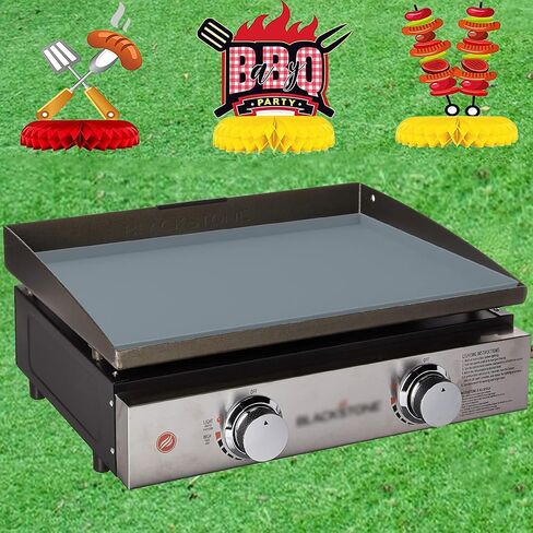 17" Silicone Mat for Blackstone Griddle Top, 100% Silicone Protective Mat Cover for Blackstone, Heavy Duty/Non Stick/Reusable Food-grade Silicone Grill Mat Protect Your Griddle from Dirt & Rust in Kuwait
