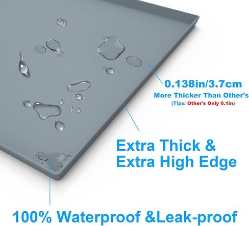 17" Silicone Mat for Blackstone Griddle Top, 100% Silicone Protective Mat Cover for Blackstone, Heavy Duty/Non Stick/Reusable Food-grade Silicone Grill Mat Protect Your Griddle from Dirt & Rust in Kuwait