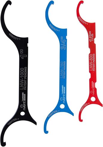 Gardner Bender LNW-KIT Locknut Wrench Kit, ½ & ¾ Inch., Loosen / Tighten locknuts, Steel Construction fits UL locknuts, 2 Pk. Bundle, Black in Kuwait