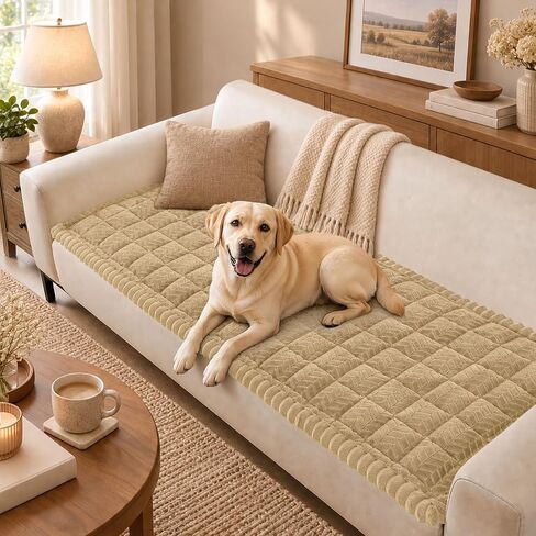 hyha Couch Cover for Dogs, Non-Slip Fuzzy Pet Sofa Cover Washable in Kuwait