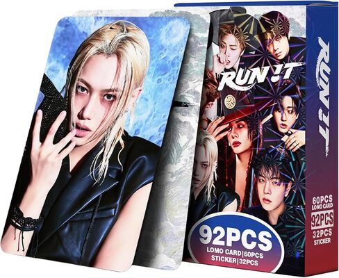 PYAJUU Stray Kids RUN IT Album Photocards 92PCS K-POP This and That Album Lomo Cards Gift for STAY Boys and Girls Straykids Merch 2026 Greetings Cards in Saudi Arabia