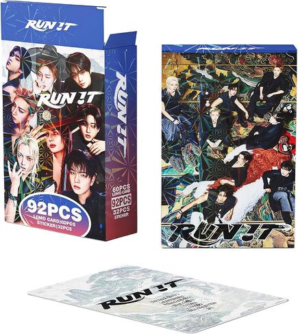 PYAJUU Stray Kids RUN IT Album Photocards 92PCS K-POP This and That Album Lomo Cards Gift for STAY Boys and Girls Straykids Merch 2026 Greetings Cards in Saudi Arabia