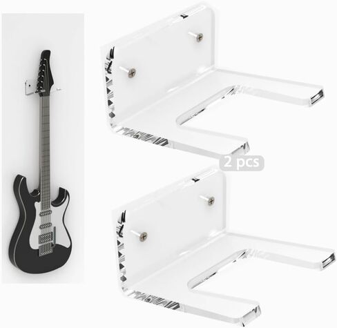 LEILIN guitar wall mount guitar wall hanger guitar stand|Acrylic Wall Mount Rack for Guitar Violin Ukulele-1 pieces in Kuwait