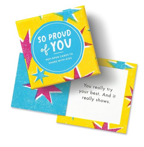 ThoughtFulls for Kids: So Proud Of You: Pop-Open Cards to Share with Kids in Saudi Arabia