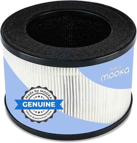 Mooka Official Certified True H13 HEPA Air Filters Replacement for M01 Purifier, Removes Dust, Smoke, Odor, Dander, Pollen, 1 Pack in Saudi Arabia