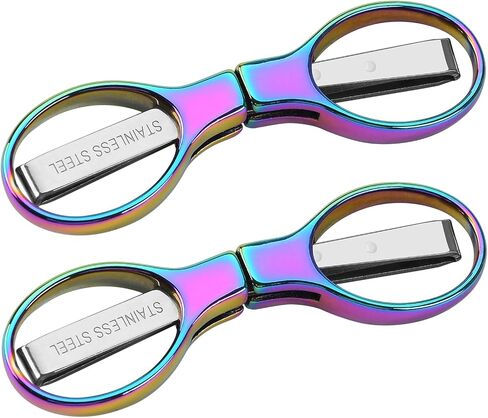Friker Folding Scissors,Portable Telescopic Cutter Pocket Badge Scissors in Kuwait