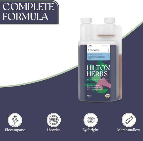 Hilton Herbs Freeway Gold 500ml – Liquid Equine Respiratory Support Supplement – Herbal Immune Support for Horse Lung Health & Clear Airways in Saudi Arabia